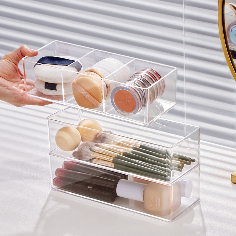 Acrylic Cosmetics Storage Box  - Beauty Makeup Box ulasan dan harga