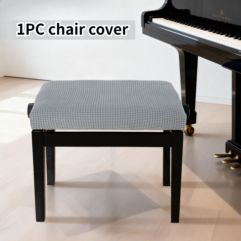 1PC Jacquard Piano Stool Cover - Beauty Makeup Chair ulasan dan harga
