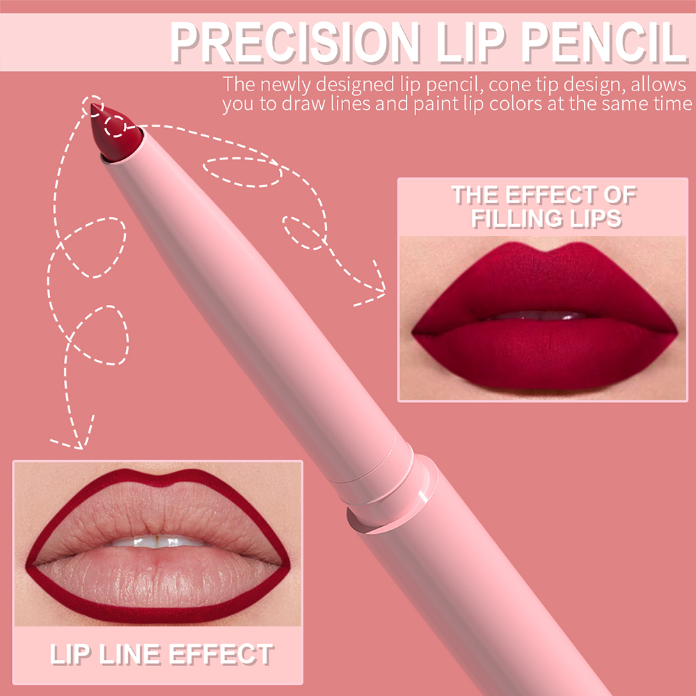 6pcs Lip Liner Pen Set Long-La - Lip Liner Pencil ulasan dan harga